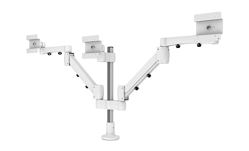 Heavy Duty Triple Monitor Mount, Kolumnhöjd 400mm